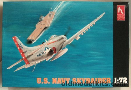 Hobby Craft 1/72 A-1 Skyraider US Navy - VA-65 USS Enterprise / VA-165 USS Intrepid, HC1369 plastic model kit